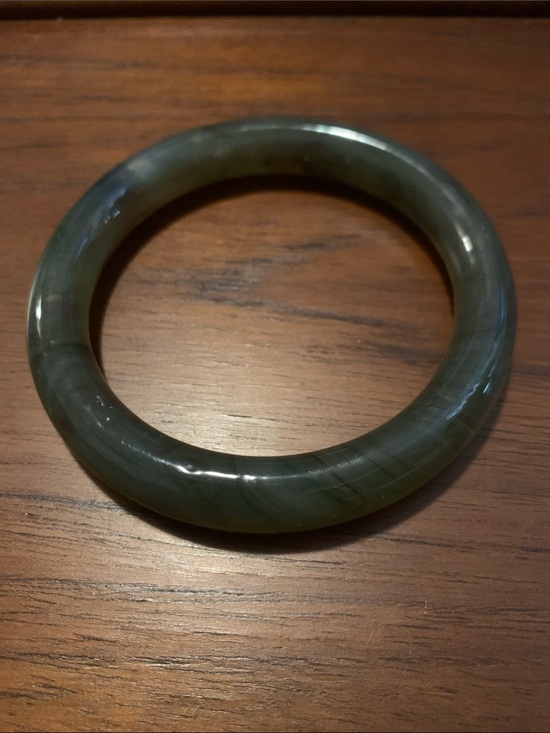 Jewelry - Vintage Jadeite Jade Bangle Bracelet unisex